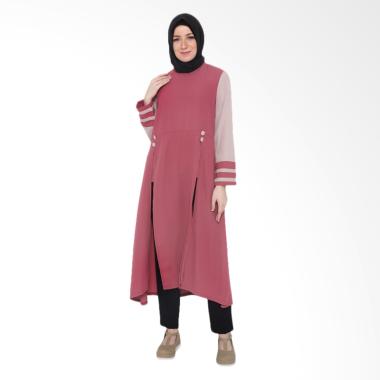 JAVA SEVEN HNS 009 Gamis Wanita - Coral Pink