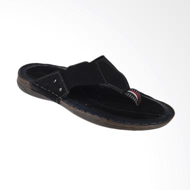 Marc & Stuart Shoes Sandal Pria - Black M6-MSHK-SG-B6