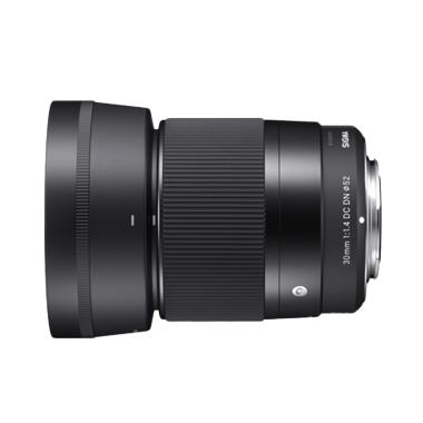 Sigma 30mm F1.4 DC DN AF Lensa Kamera for Sony - Black