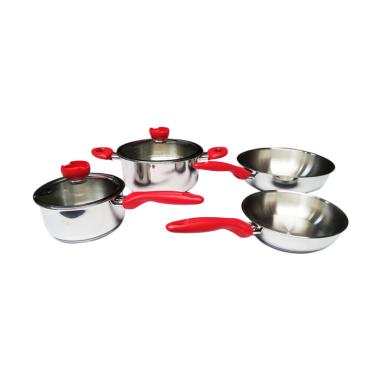 Supra Stainless Set Panci- cookware 7pcs stainless steel -
