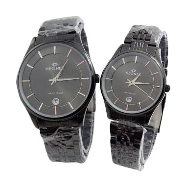Hegner 1515 Jam Tangan Couple - Black