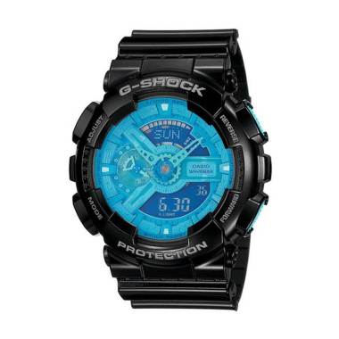Casio G-SHOCK GA-110B-1A2 Jam Tangan Pria Black Blue