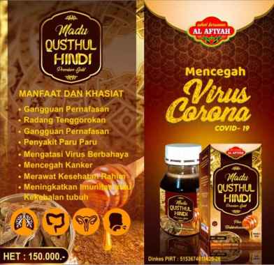 madu qusthul hindi alternatif herbal mencegah covid 19 dan meningkatkan imunitas tubuh