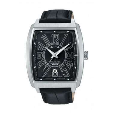 Jam Tangan Alba Pria AS9C61 AS9C61X1 Original Bergaransi Resmi 1 Tahun Black