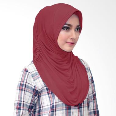 Milyarda Hijab Rumina Jilbab Instan - Maroon