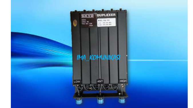 DUPLEXER REPEATER UHF LOW 350mhz free Tuning