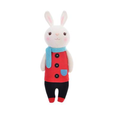 Metoo Tiramisu Baju Syal Biru Boneka - Merah