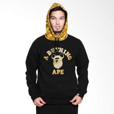 A Bathing Ape Ape Head Bear Collage Hoodie - Gold