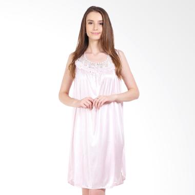 You've 23 Sleepwear Sweety Beca Dress Baju Tidur Wanita - Soft Pink