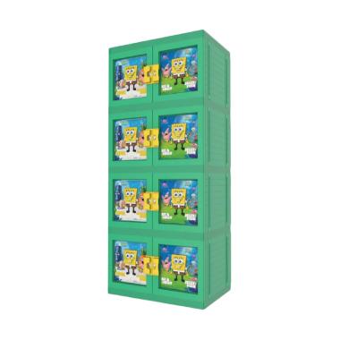 Naiba MPC Printing 9863 SPG Spongebob Plastik Lemari Pakaian