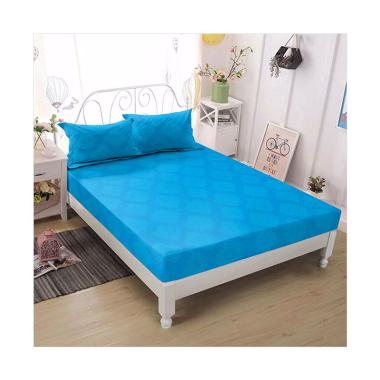 Kintakun Sprei Golden Leaf - 180 x 200 (King) B4 - Azure