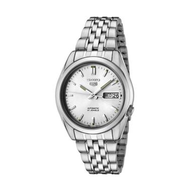 Seiko 5 Jam Tangan Pria - Silver [SNK355K1] Silver