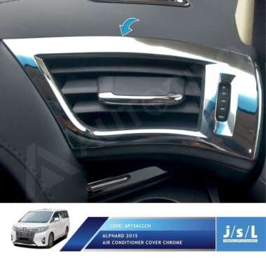 All New Alphard Cover List Ac Air Conditioner Cover Chrome Silver