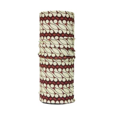 CK-Bandana Motif Batik Solo Krem Buff Masker Multifungsi