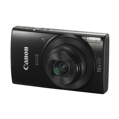 Canon IXUS 190 Kamera Pocket - Black + Free LCD Screen Guard