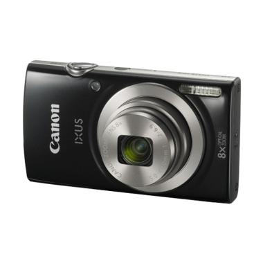 Canon IXUS 185 Kamera Pocket - Black + Free LCD Screen Guard