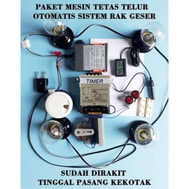paket komponen mesin tetas telur otomatis sudah seting dan dirakit random