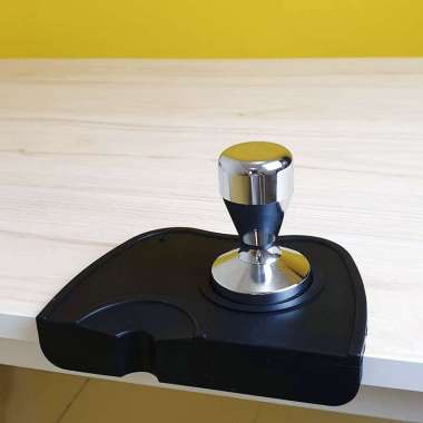 Coffee Tamper - Tamping Mat Barista - Cafe Mat - Bar Mat - Hitam
