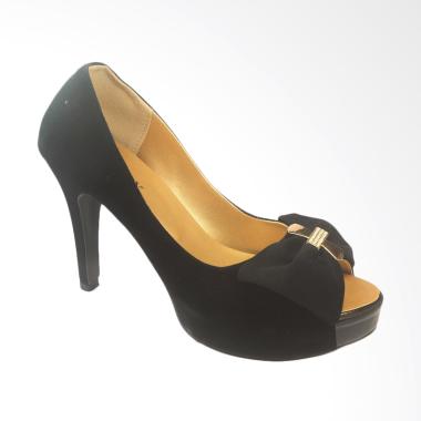 Beauty Shoes 1030 Sepatu Heels Wanita - Black