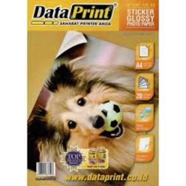 KERTAS FOTO DATA PRINT STICKER GLOSSY