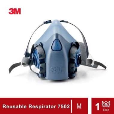 3M Half Face Reusable Respirators 7502 series