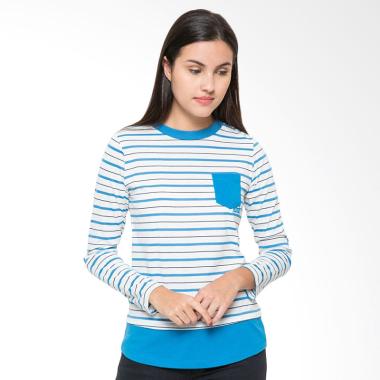 Nevada Stripes Pocket Round Neck T-Shirt