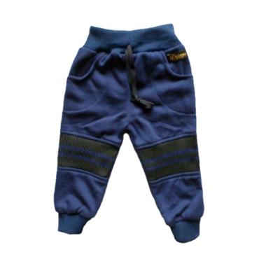 Delovya Strip Sport Kids Celana Jogger - Navy Blue