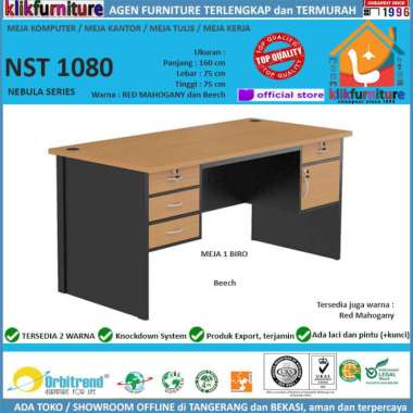 NST 1080 Orbitrend Meja Tulis Meja Kantor Meja Kerja 1 Biro