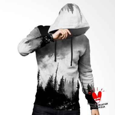 Fika Tema Abstract 3D Full Print Su ... Jaket Hoodie Sweater Pria