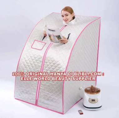 STEAM SAUNA ROOM PORTABLE ALAT PELANGSING TUBUH PEMBAKAR LEMAK PORTABLE STEAM SAUNA ALAT PEMBAKAR KA