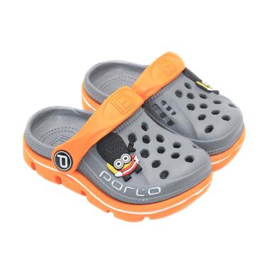 Porto 1006 T Sandal Selop Anak Laki Laki - Grey Orange