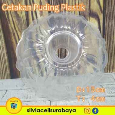 Cetakan Agar Pudding Plastik Loyang Agar Agar Puding Diameter 15cm