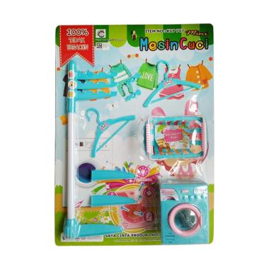 Toystoys 0960200026-2 Mini Mesin Cuci Play Set Mainan Anak - Biru