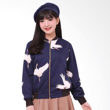LEMONE SWE100032 Tumblr Premium Jaket Bomber Wanita