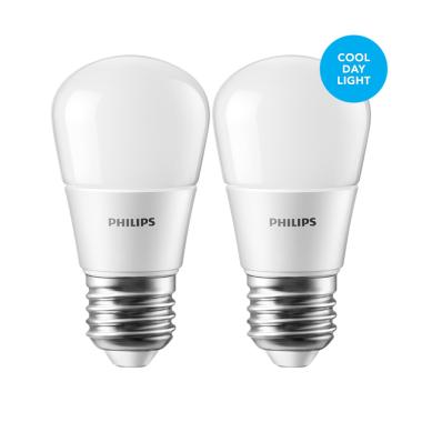 Philips Lampu LED Bulb 4 (40W) Cool Day Light/Putih - 2 Pcs