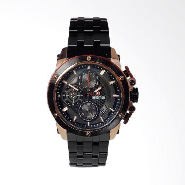 Expedition Chronograph Stainless Steel Jam Tangan Pria [E6748MC] Black - Rose Gold