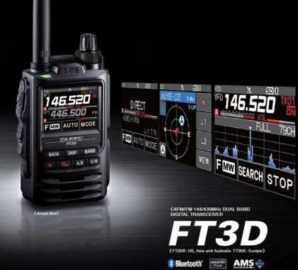 Yaesu FT-3DR HT Dual Band Ori Baru Digital Analog Radio FT3 FT3DR