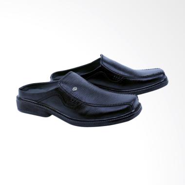 Garsel Bustong Sandal Pria - Black [G1GAW 3250]