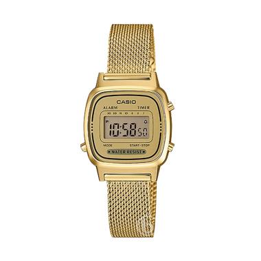 CASIO LA670WEM Digital Vintage Youth Jam Tangan Wanita [Original] Gold