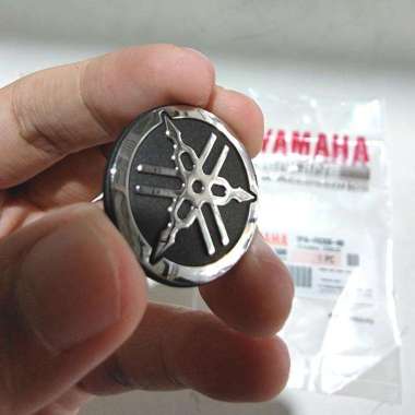 Emblem Logo Yamaha Cover Stang Nmax, N Max, Lexi (2.5Cm) - Silver