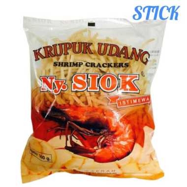 Kerupuk Udang Mentah Ny Siok Stick Panjang Krupuk NySiok Stik