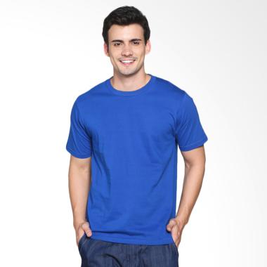 Katoen.Id T-Shirt / Kaos Polos Pria - Blue