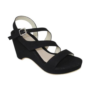 Garucci SH 5139 Sandal Wedges - Black