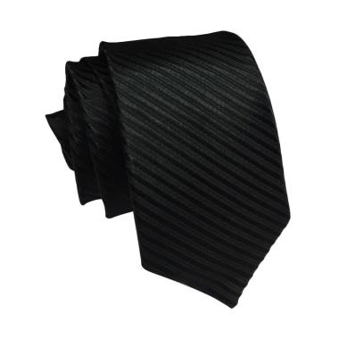 VM Dasi Kerja hitam - Slim Black Ties