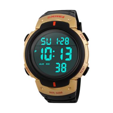 SKMEI DG1068 Jam Tangan Pria Digita ... rtuner WR 50M 1068 - Gold
