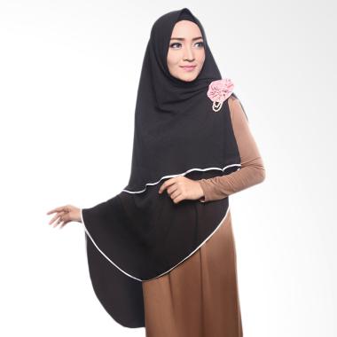 Cotton Bee Khimar Mecca Kerudung - Black