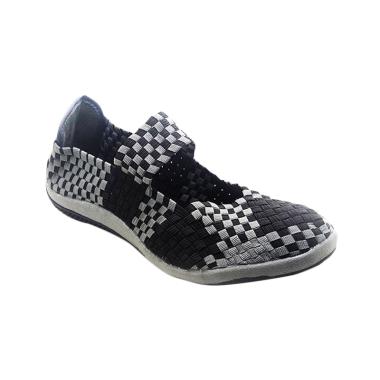 Lulia VS19 Sepatu Rajut Wanita - Hitam