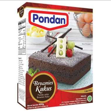 pondan brownies kukus 400gr