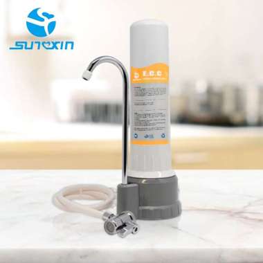 Filter Air Pemurni Air Keran Saringan Air PDAM Tanah / Air Minum Sehat 1 tabung Putih