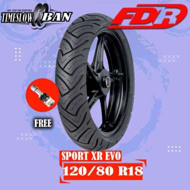 Ban Motor MOGE (Motor Batangan) // FDR SPORT XR EVO 120/80 Ring 18 Tubeless ts313
